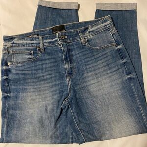 White House Black Market Washed Blue Slim Jeans